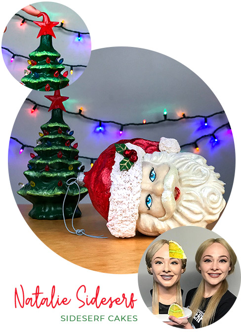 Christmas Knickknack Cakes Tutorial Natalie Sideserf